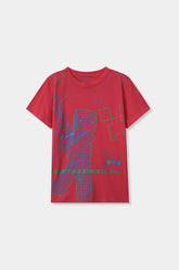 Boys Red MINECRAFT Tee